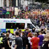 In the aftermath of the riots and counter protests which have rocked the UK, we need the knowledge and expertise of police in handling chaotic and volatile gatherings more than ever, writes Karyn McCluskey. (Photo by BENJAMIN CREMEL / AFP) 