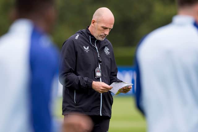 Rangers manager Philippe Clement prepares for Tuesday's match against Dynamo Kiev at Hampden.