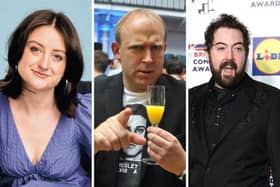 Three of the comedians who have dreamed up some of the funniest jokes at the Edinburgh Festival Fringe over the years.