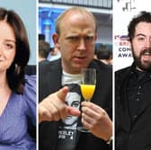 Three of the comedians who have dreamed up some of the funniest jokes at the Edinburgh Festival Fringe over the years.
