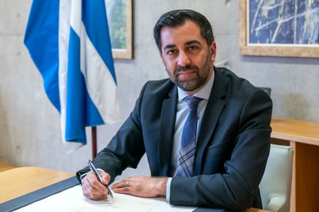Former first minister Humza Yousaf