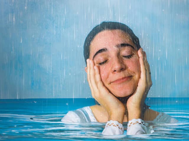 Lara Ricote in Little Tiny Wet Show (Baptism)