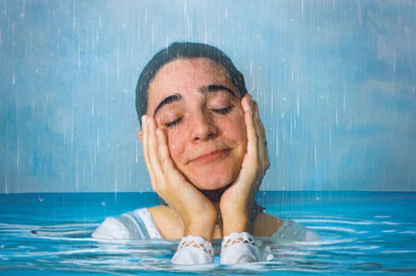 Lara Ricote in Little Tiny Wet Show (Baptism)