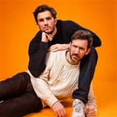 Nick Kocher (left) and Brian McElhaney of BriTANick  (rhymes with 'Titanic')