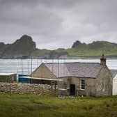 Vital repairs are underway on St Kilda as the kirk and school are made wind and watertight. 