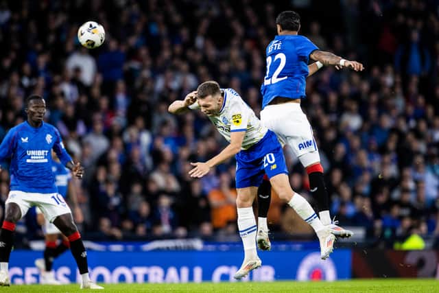 Jefte was sent off for this challenge on Oleksandr Karavaiev.