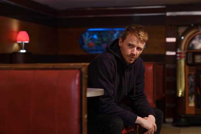 Jack Lowden is starring in the National Theatre of Scotland production The Fifth Step at the Pavilion Theatre in Glasgow. Picture: Simon Murphy