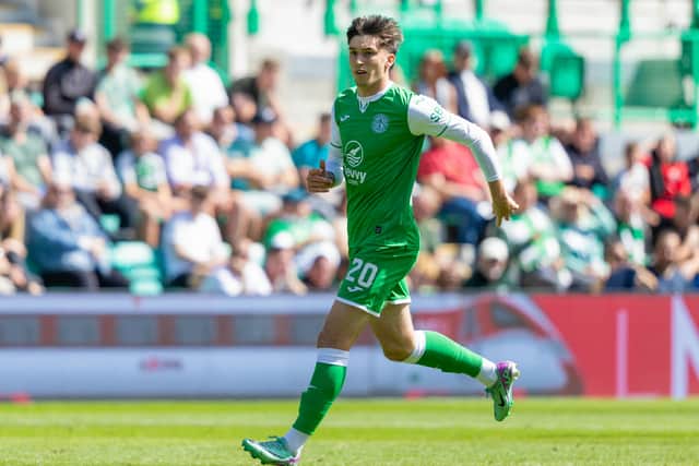Kieron Bowie made his Hibs debut against Celtic last month, coming off the bench in a 2-0 loss at Easter Road.