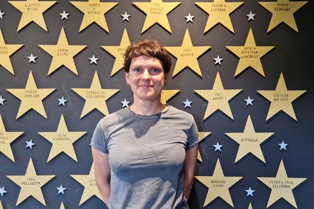Gražina Ščučkaitė, Cromarty Cinema's part-time manager