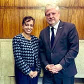 Daniela Grudsky met Angus Robertson in Edinburgh 