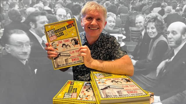 Author Neil Anderson time travels back to the golden age of clubland with his new book Dirty Stop Outs Guide to Working Men’s Clubs