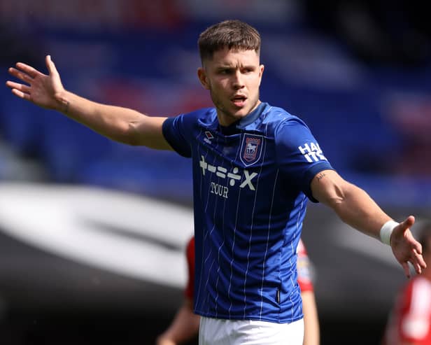Scotland striker George Hirst has been linked with a move away from Ipswich Town this summer. Cr: Getty Images.