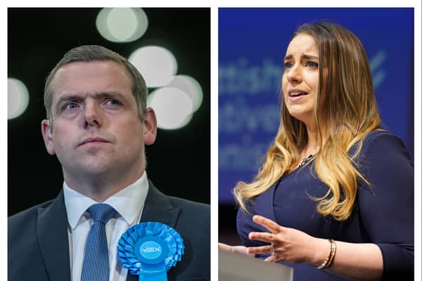 Douglas Ross and Meghan Gallacher
