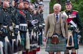 King Charles III inspects the Balaklava Company