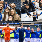 Here are 18 brilliant photos of Rangers players uniting with fans after a tough opening to the 24/25 season. Cr: SNS Group.