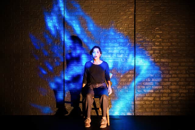 Khawla Ibraheem stars in the Traverse Theatre show A Knock On The Roof.
