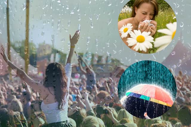 Are the heavens expected to open at any stage during Leeds Festival 2024 - and how is the pollen count looking for hay fever sufferers this year?