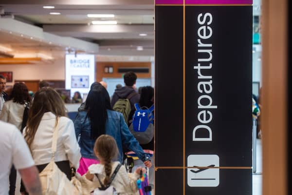 The fee would need to be paid by those travelling from Scottish airports to EU destinations. Picture: Lisa Ferguson