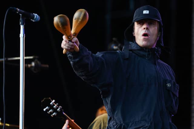 Liam Gallagher performs during day one of the TRNSMT Festival 2024 at Glasgow Green on July 12, 2024 in Glasgow, Scotland.