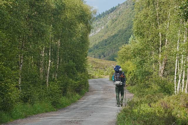 Slow tourism usually involves people doing long-distance walks or cycling trips