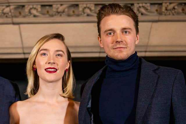 Slow Horses actor Jack Lowden with wife and Oscar-nominated actress Saoirse Ronan