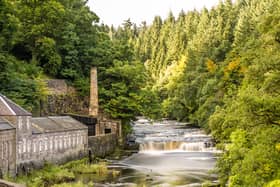 New Lanark is one of three of Scotland's UNESCO heritage sites considered to be most at risk from the impact of climate change. 