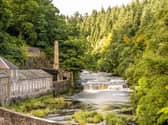 New Lanark is one of three of Scotland's UNESCO heritage sites considered to be most at risk from the impact of climate change. 