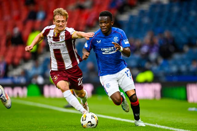 Rabbi Matondo is being linked with a move away from Rangers.