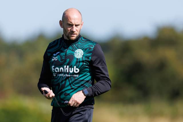 Hibs head coach David Gray is an admirer of Owen Bevan.
