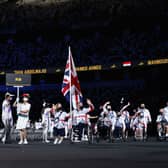 Team GB arrive at the 2020 Paralympic Games in Tokyo.