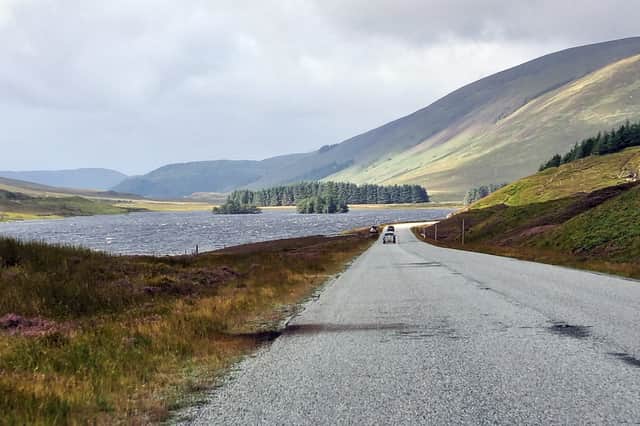 The views opening up heading west on the North Coast 500
