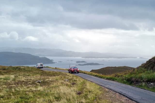 Loch Kishorn from the North Coast 500 near Kishorn