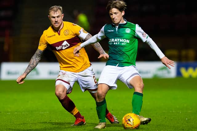 Gauld while he was on loan at Hibs in 2019.