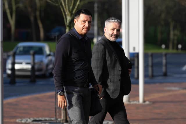 Jim Gillespie, left, has been linked with the Rangers CEO role.