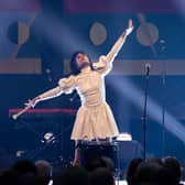 Natasha Khan, aka Bat for Lashes, at the Queen's Hall on Friday.