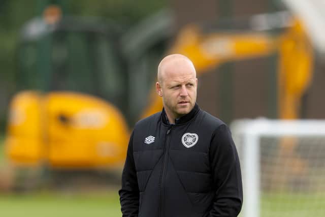 Hearts head coach Steven Naismith.