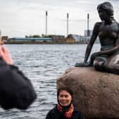 The famous Little Mermaid statue in Copenhagen harbour (Picture: Odd Andersen/AFP via Getty Images)