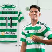 Alex Valle is pictured after signing for Celtic on loan from Barcelona. (Photo by Craig Williamson / SNS Group)
