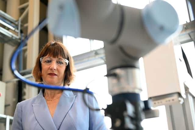 Chancellor of the Exchequer Rachel Reeves during her visit to the National Manufacturing Institute Scotland in Paisley. Picture: Andy Buchanan/PA Wire