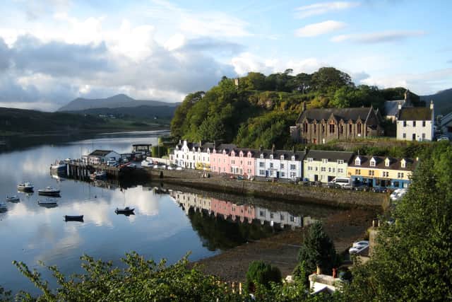 Portree on the Isle of Skye. The Highland Islands recorded the highest average house price among all Scottish islands in 2023 with houses changing hands for an average of £249,000.