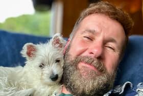 Coinneach and his pup