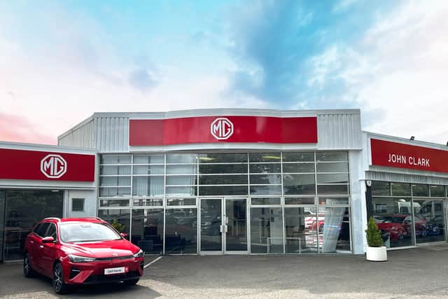 The John Clark Motor Group MG dealership in Perth