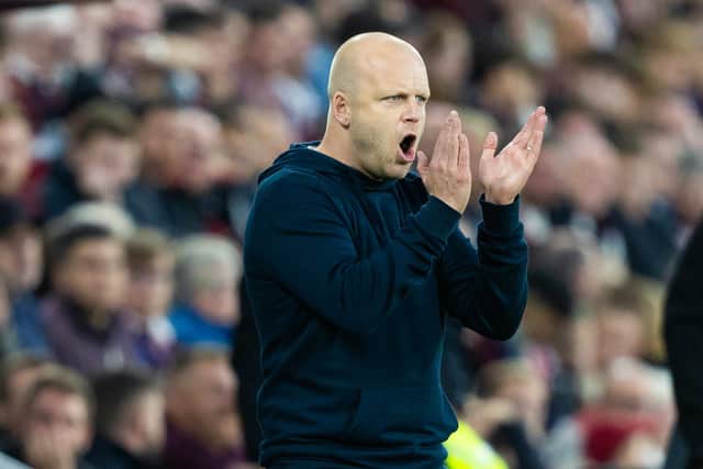 Hearts head coach Steven Naismith.