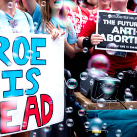 The overturning of the Roe v Wade case by the US Supreme Court has led to bans on abortion in a dozen states (Picture: Stefani Reynolds)