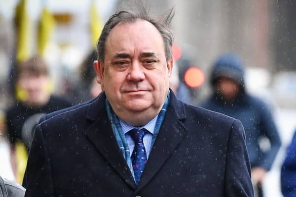Former first minister Alex Salmond outside the High Court in March 2020. Picture: Jeff J Mitchell/Getty Images