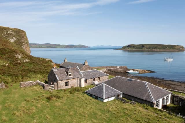 Sanda Island, just off the Kintyre Peninsula in Argyll, is under offer for £2.5m, estate agents Knight Frank confirmed.