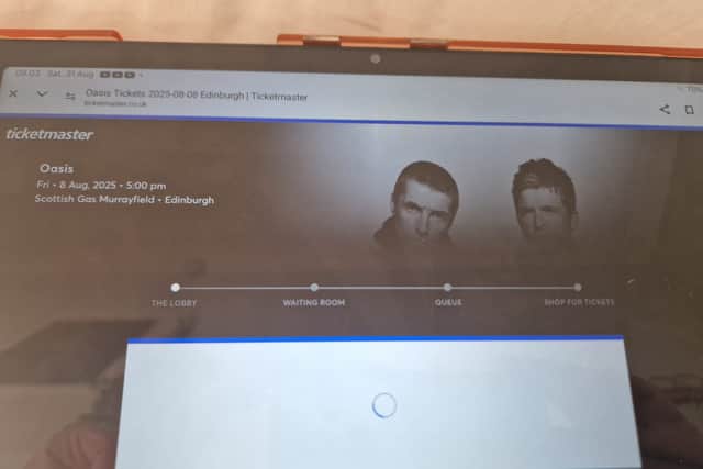 Customers have reported the queuing screens on Ticketmaster not loading