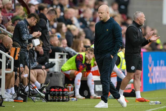 Steven Naismith's Hearts side went down 1-0 to Dundee United at Tynecastle.