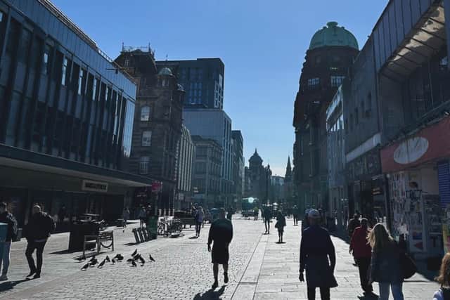 Argyle Street in Glasgow