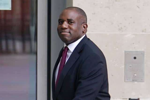 Foreign Secretary David Lammy said a review could not “arbitrate on whether or not Israel has breached international humanitarian law” in Gaza, but ministers have a legal duty to review export licences. Picture: Jordan Pettitt/PA Wire